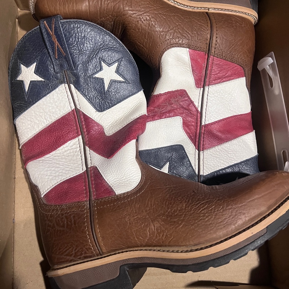 Twisted X Red, White, and Blue Cowboy Boots